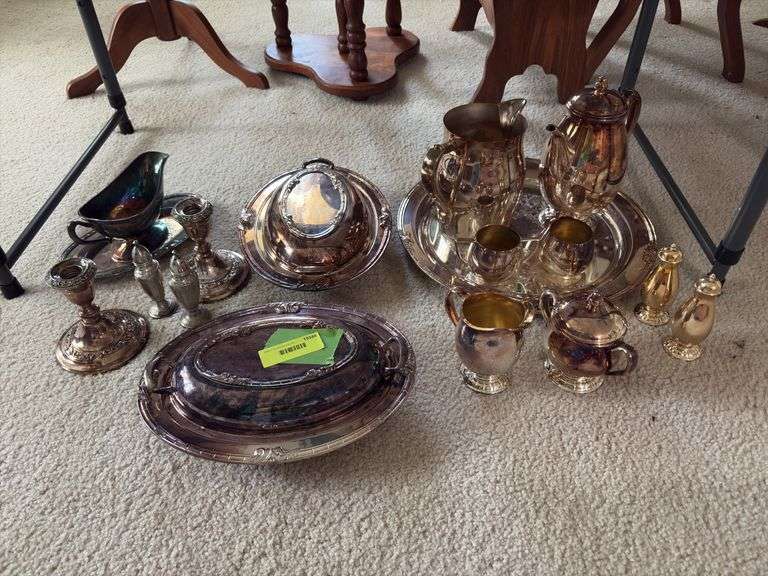 Gorham and Empire Crafts silver plate items