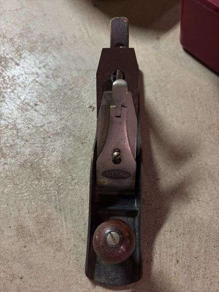 Three planes including a Bailey No.5 groove bottom