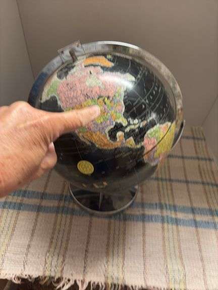 You are HERE Globe on stand approx 12"