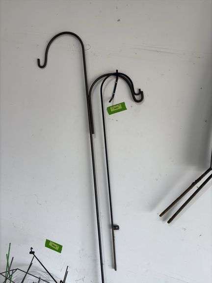 2 Shepard hooks 7' and 4.5'