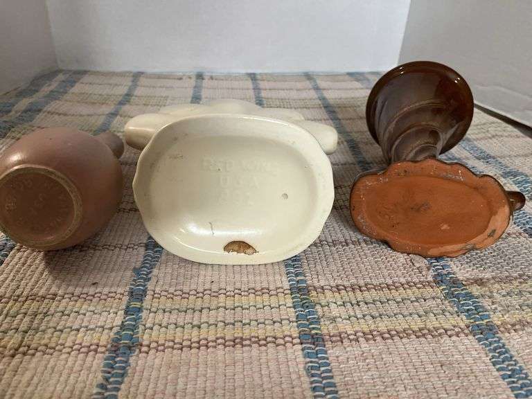 Frankoma, Red Wing and a broken Royal Haeger vase
