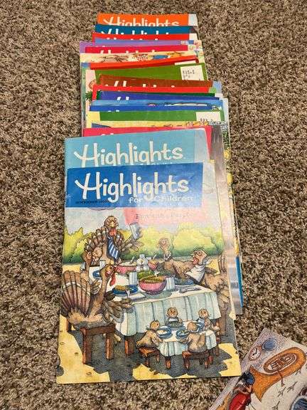 Old Highlights magazines from mid 1990s