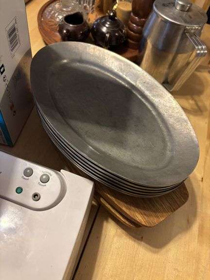 Food saver sealer, bag of sealer bags and steak plates