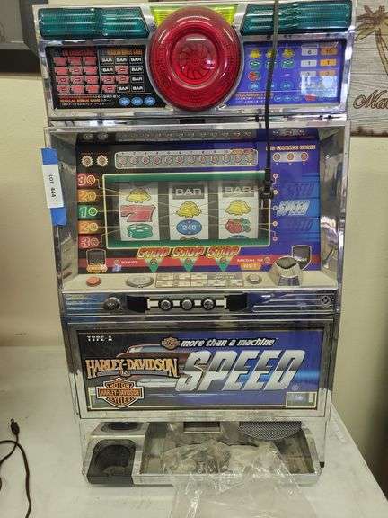 "Harley Davidson Speed" gaming machine 19x16x32, LIGHTS UP (SEE NEW VIDEO) image