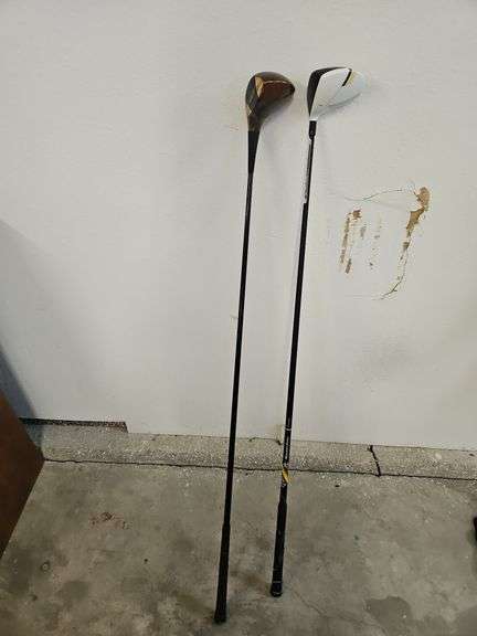 Golf Clubs - Two Drivers - First Flight 1 and Taylor Made 3 image
