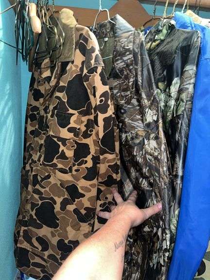 Army surplus clothing and hunting clothing