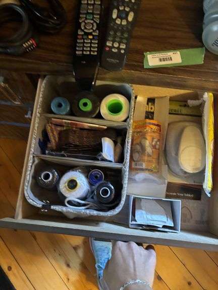 9 drawer dresser with silver accents