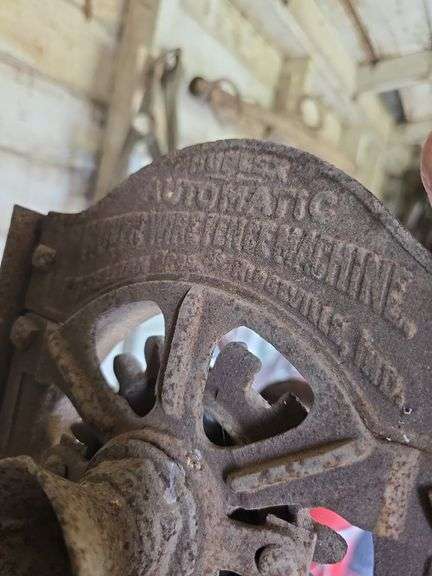 Duplex automatic woven wire machine, Kitselman Bros. Riceville, Ind