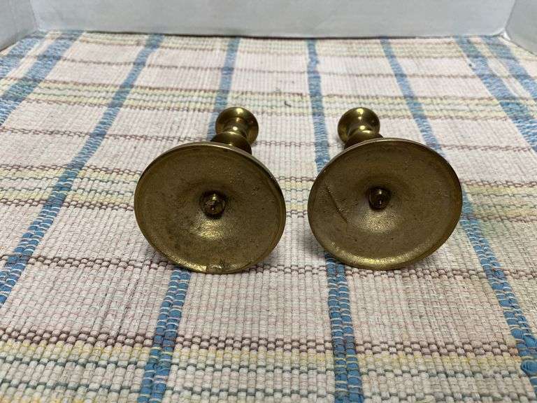 Brass  candlesticks