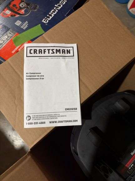 Craftsman 6 gallon air compressor and air hose