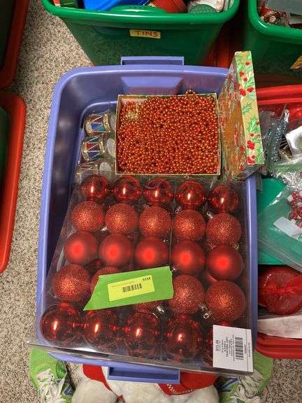 4 totes of Christmas