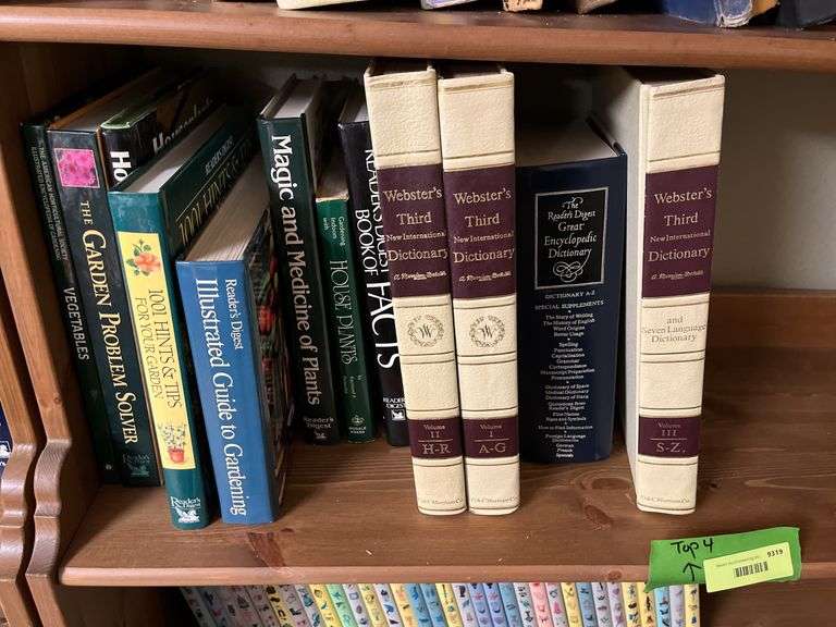 4 shelves of books Please see photos