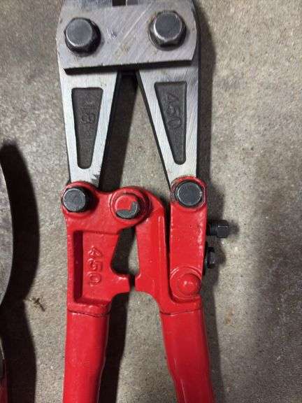 New bolt cutters and large tin snips
