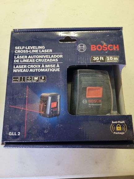Bosch self leveling cross line laser level image