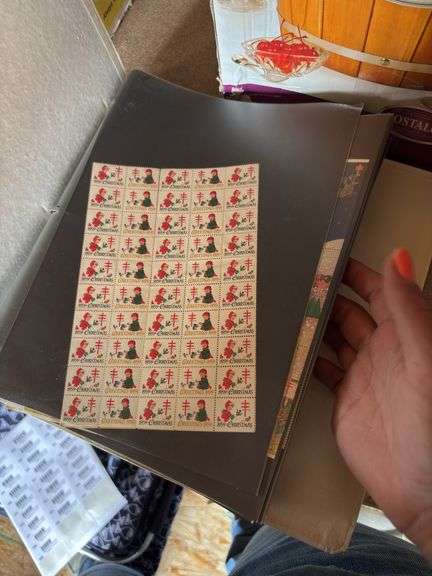 Assortment of vintage stamps
