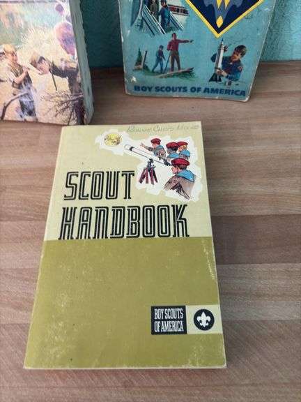 Three Boy Scouts of America handbooks