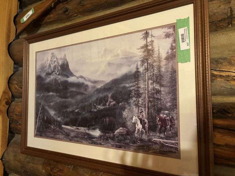 Mountain man print