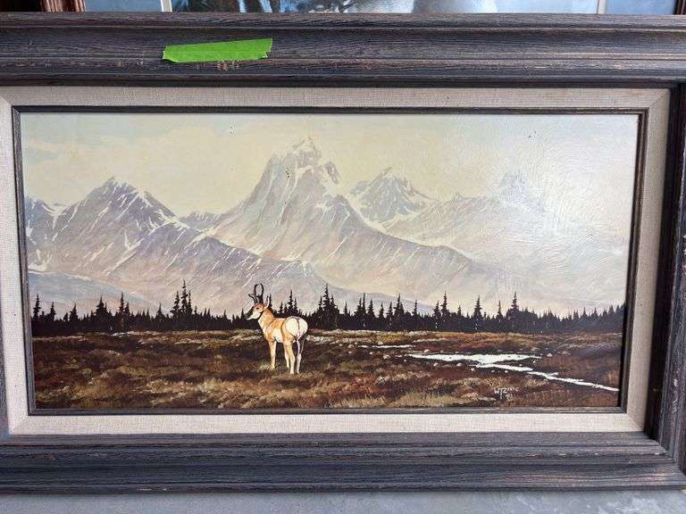 "Teton Splendor" painting by William Zivic 31 x 20