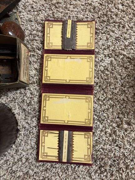 Antique door latch set, sealing jar, washboard and rug beater