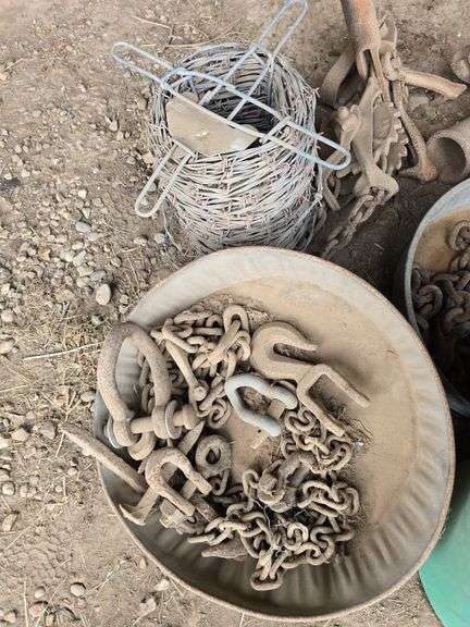 Log chains, chain come a longs, rail car mover head
