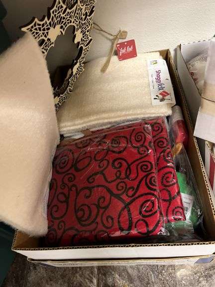 5 boxes and totes full of crafting items