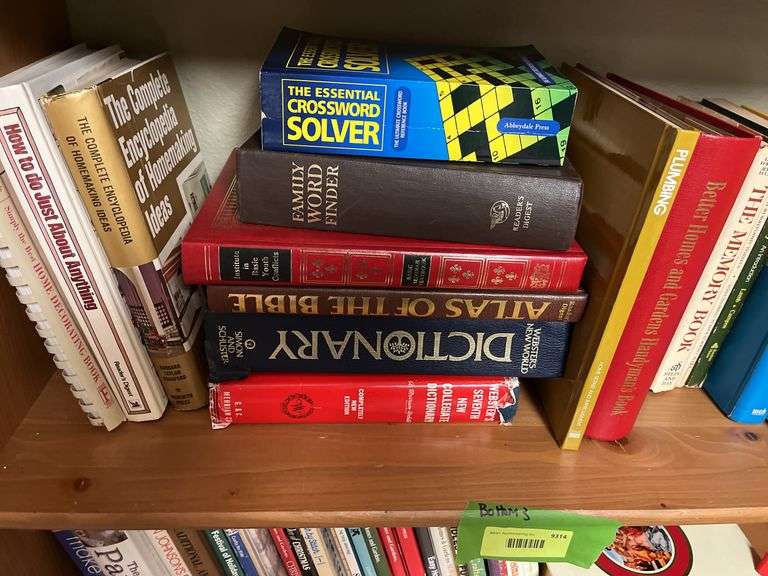 3 shelves of books Please see photos