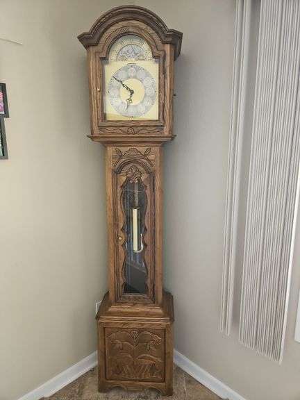 Grandfather Clock - Colonial of Zeeland,18 x 12, 80h, image