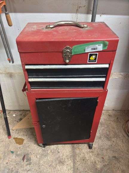 Tiny tool chest with contents
