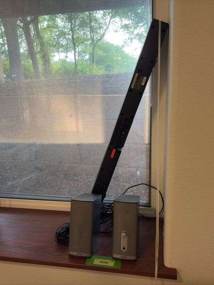 Bose volume control speakers and Insignia 32" sound bar