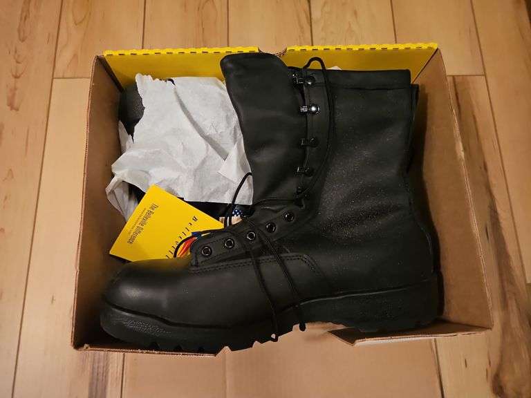 Belleville Steel Toe Boots, New in Box, Size 14 image