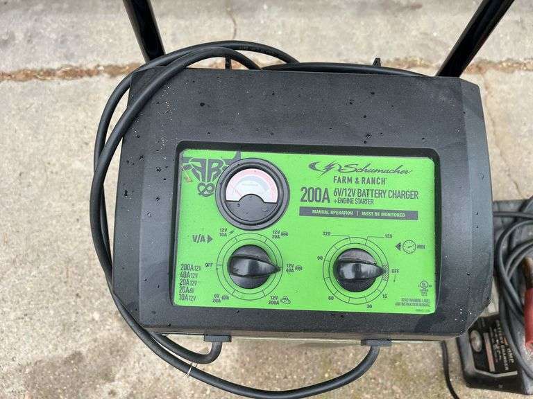New Schumacher Farm & Ranch 200A 6-12V battery charger