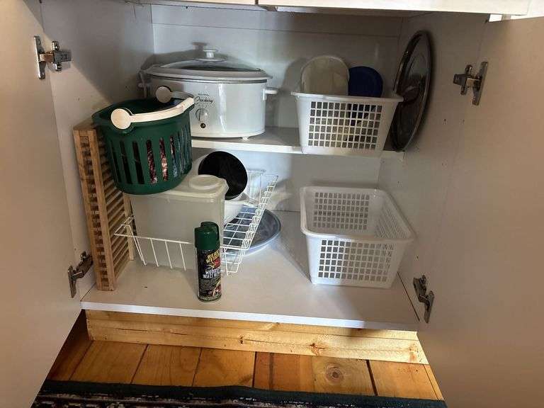Apartment kitchen cupboard contents!