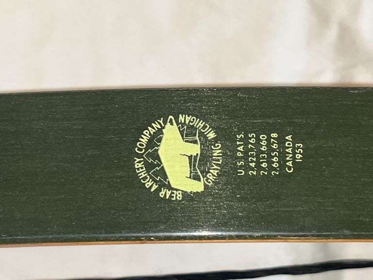 Bear recurve bow 5L3514II 60" 47#