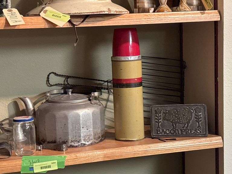 Variety of old kitchen gadgets