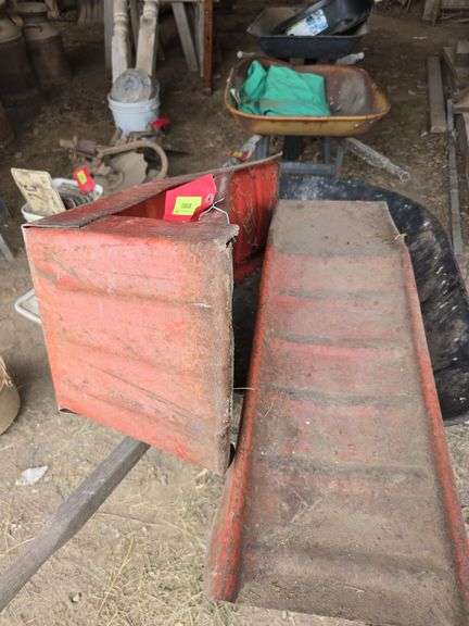 Wheel barrow and car ramps