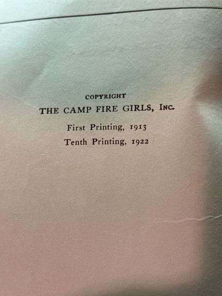 Two Camp Fire Girls books