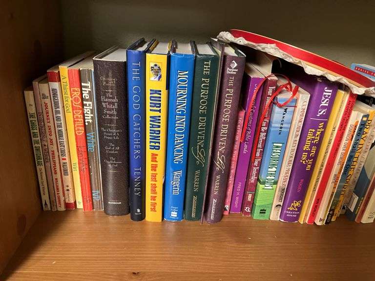 3 shelves of books Please see photos