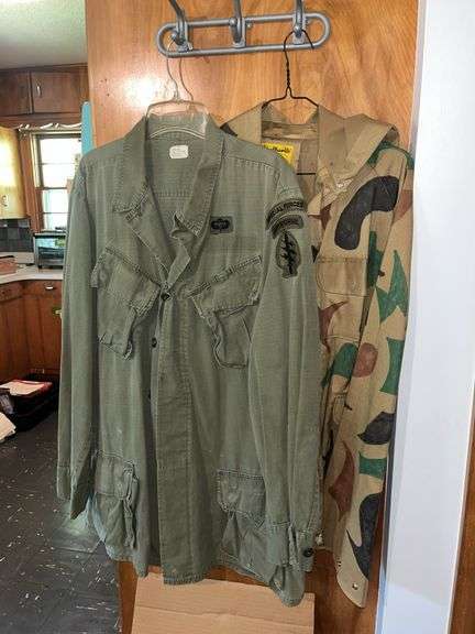 Army surplus clothing and hunting clothing