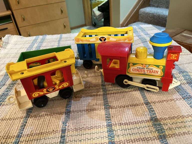 Fisher Price circus train and Jack in the Box