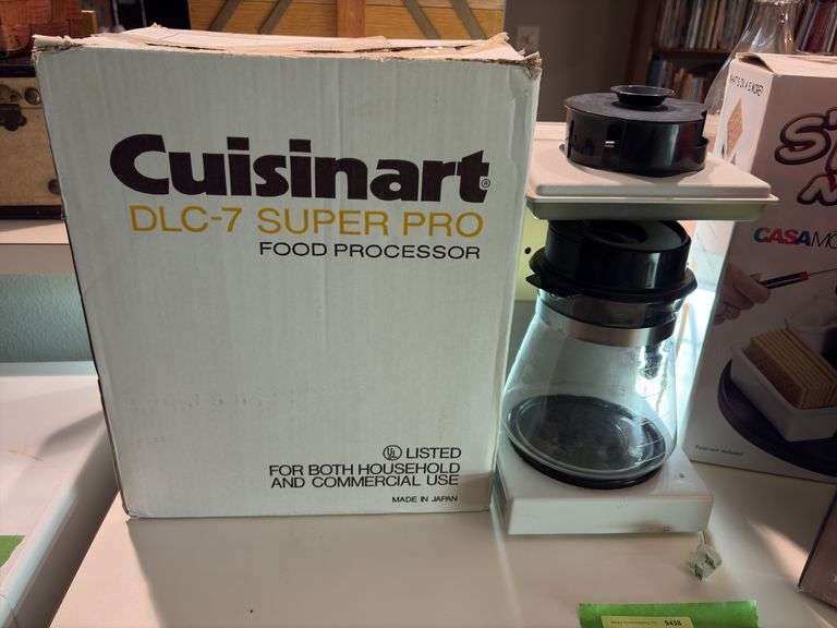 Cuisinart DLC-7 Super Pro food processor, coffee maker, Coffee Butler, S’mores Maker, Soda Club machine