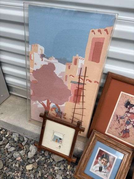 Group of Southwest and Native American inspired art