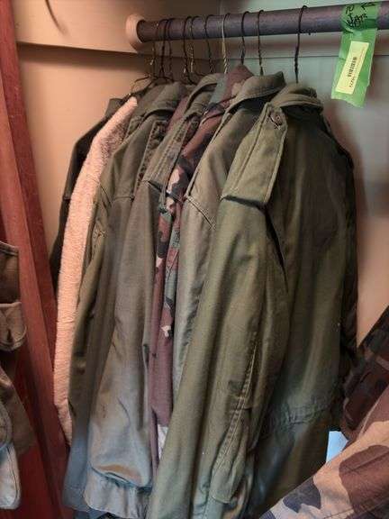 Army surplus  clothing, hats etc