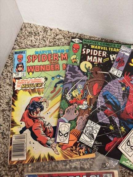 Comic books, mainly Spider-Man