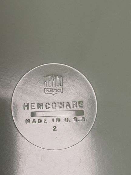 Retro plastic dishes and cups Hemcoware