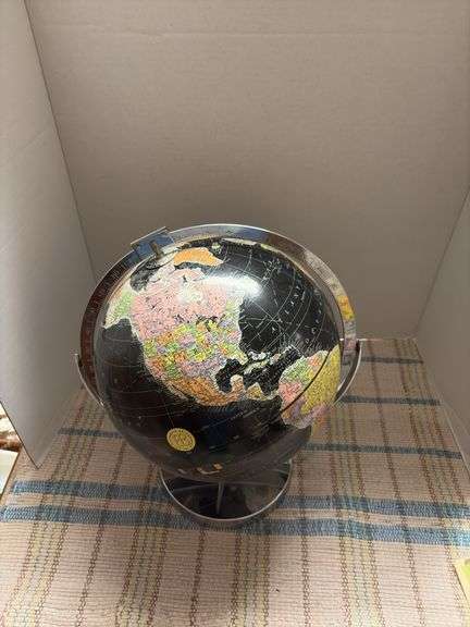 You are HERE Globe on stand approx 12"