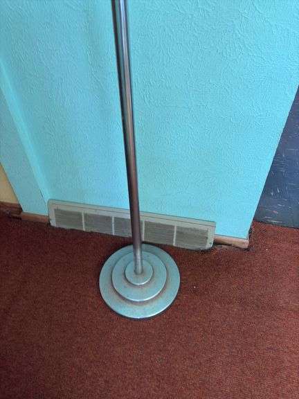 Heavy duty stainless steel hall tree No contents
