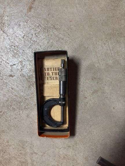Micrometers, inside & outside calipers, veneer calipers
