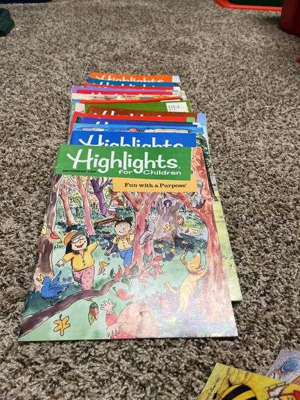 Old Highlights magazines from mid 1990s