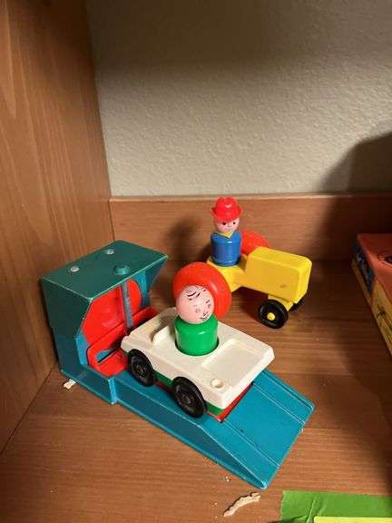 Fisher Price, wooden blocks, noise makers etc...