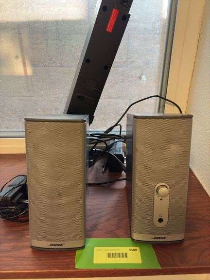 Bose volume control speakers and Insignia 32" sound bar
